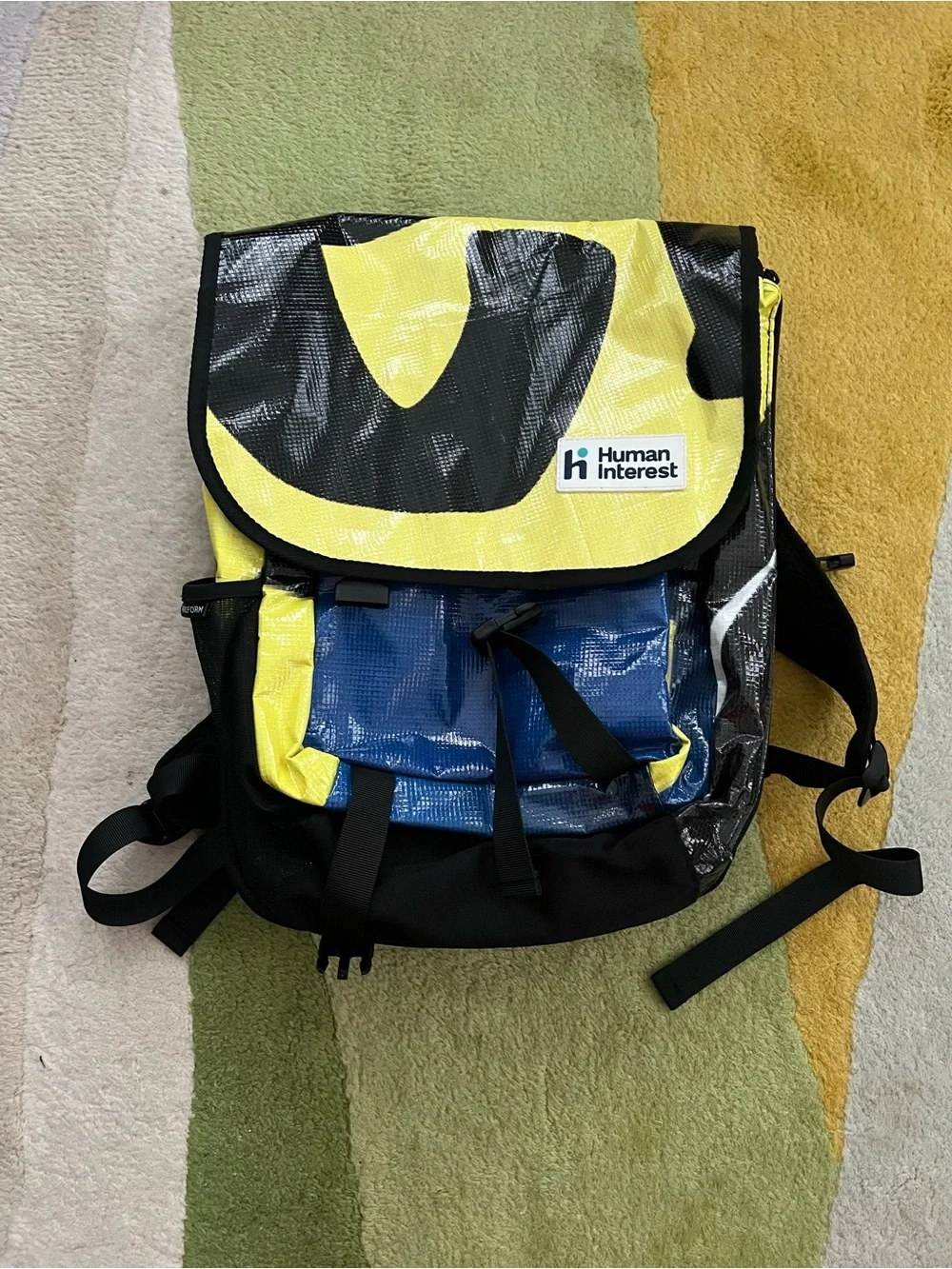 Rareform Yellow & Blue Backpack